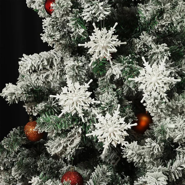 Flocons de Neige Décoratifs Blancs (Lot de 3)