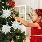 Flocons de Neige Décoratifs Blancs (Lot de 3)